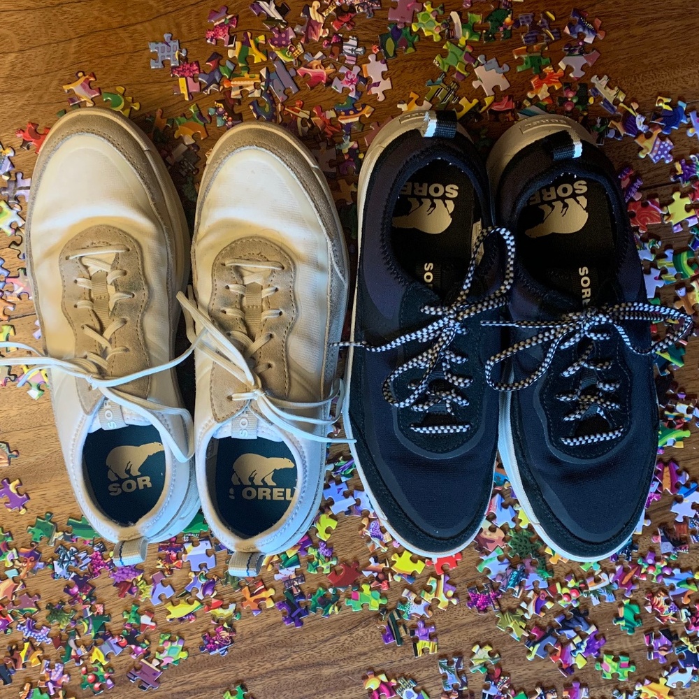 2 PAIR of Sorel Ona 503 low sneakers. 9